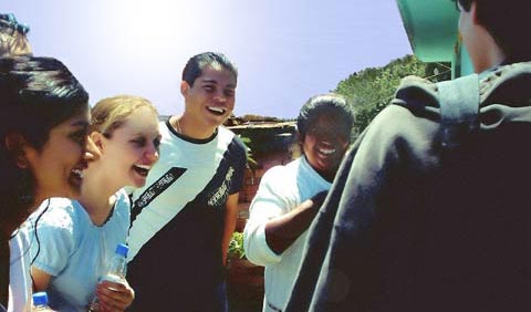 Students visit Indigenous Family